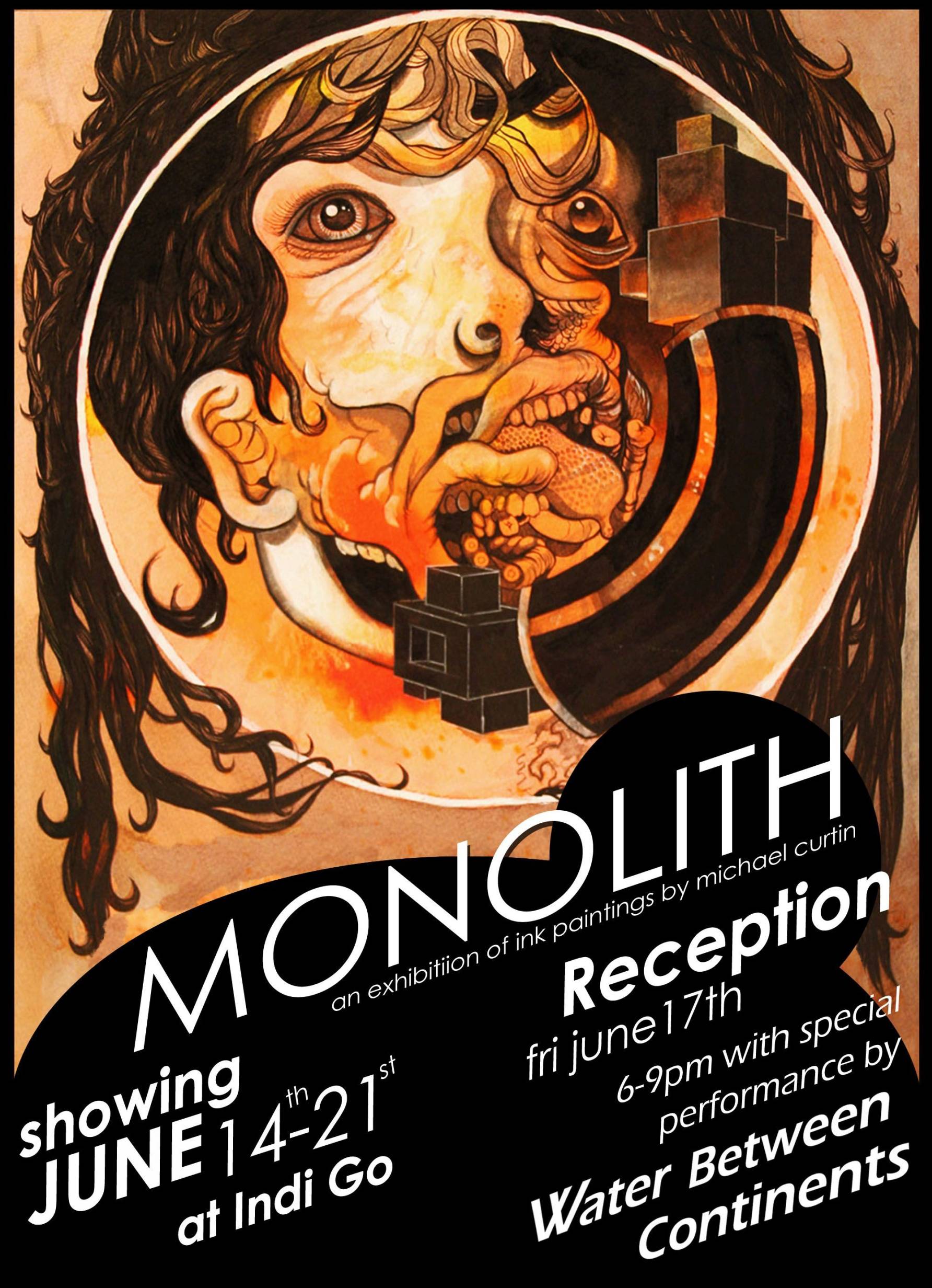 Michael Curtin’s Monolith opens this week