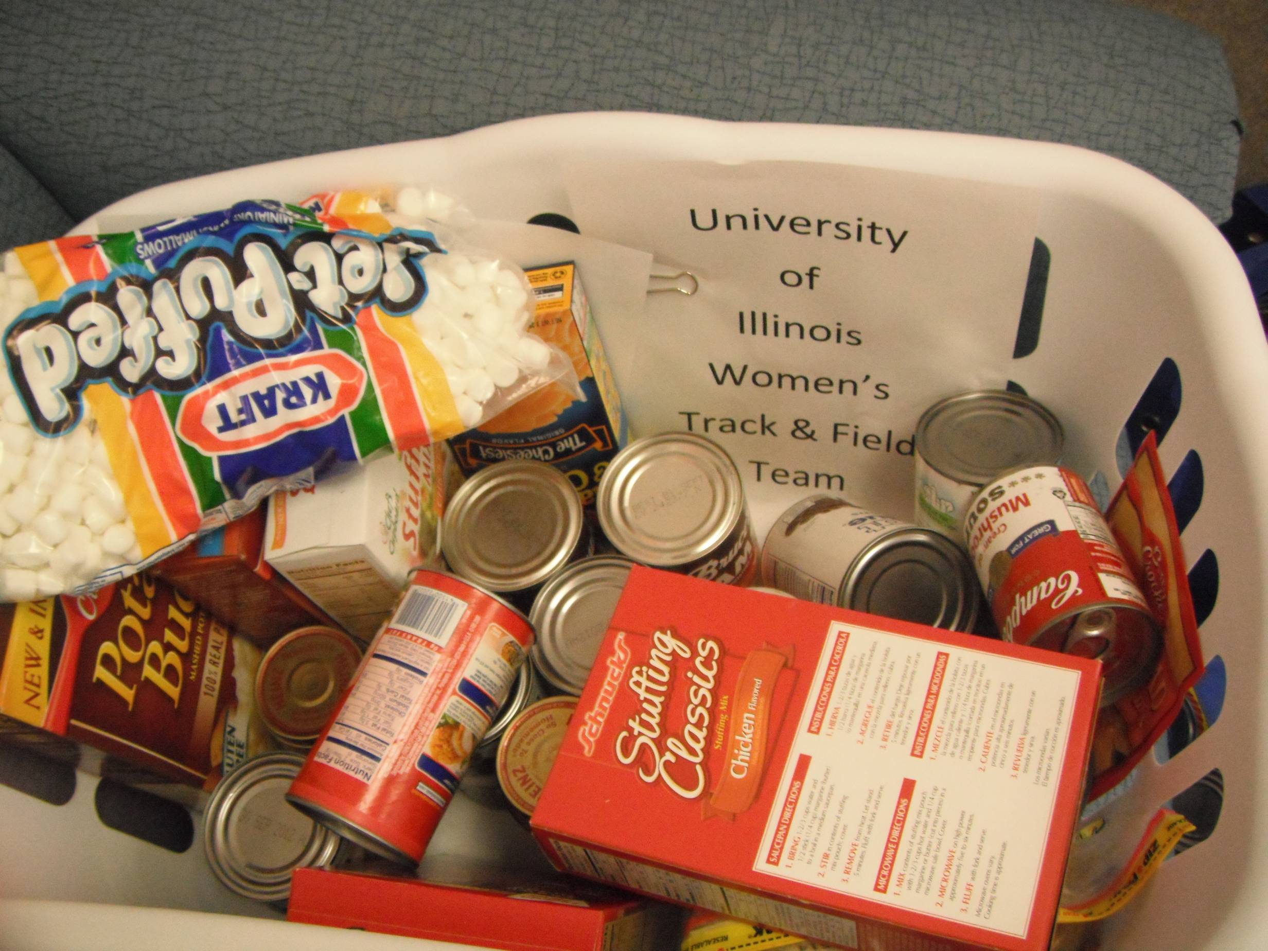 Students donate during the holidays through the Office of Volunteer Programs