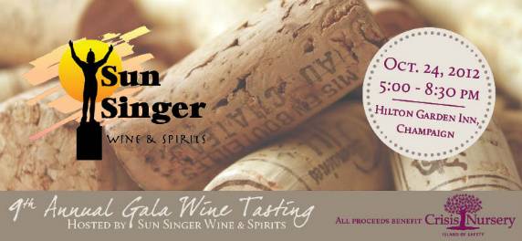 Sun Singer’s 9th Annual Gala Wine Tasting happens on Wednesday‏