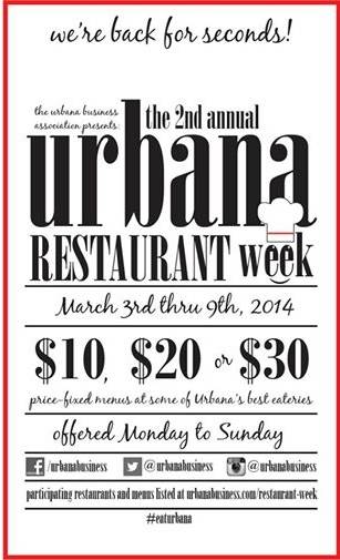 Urbana Restaurant Week announced