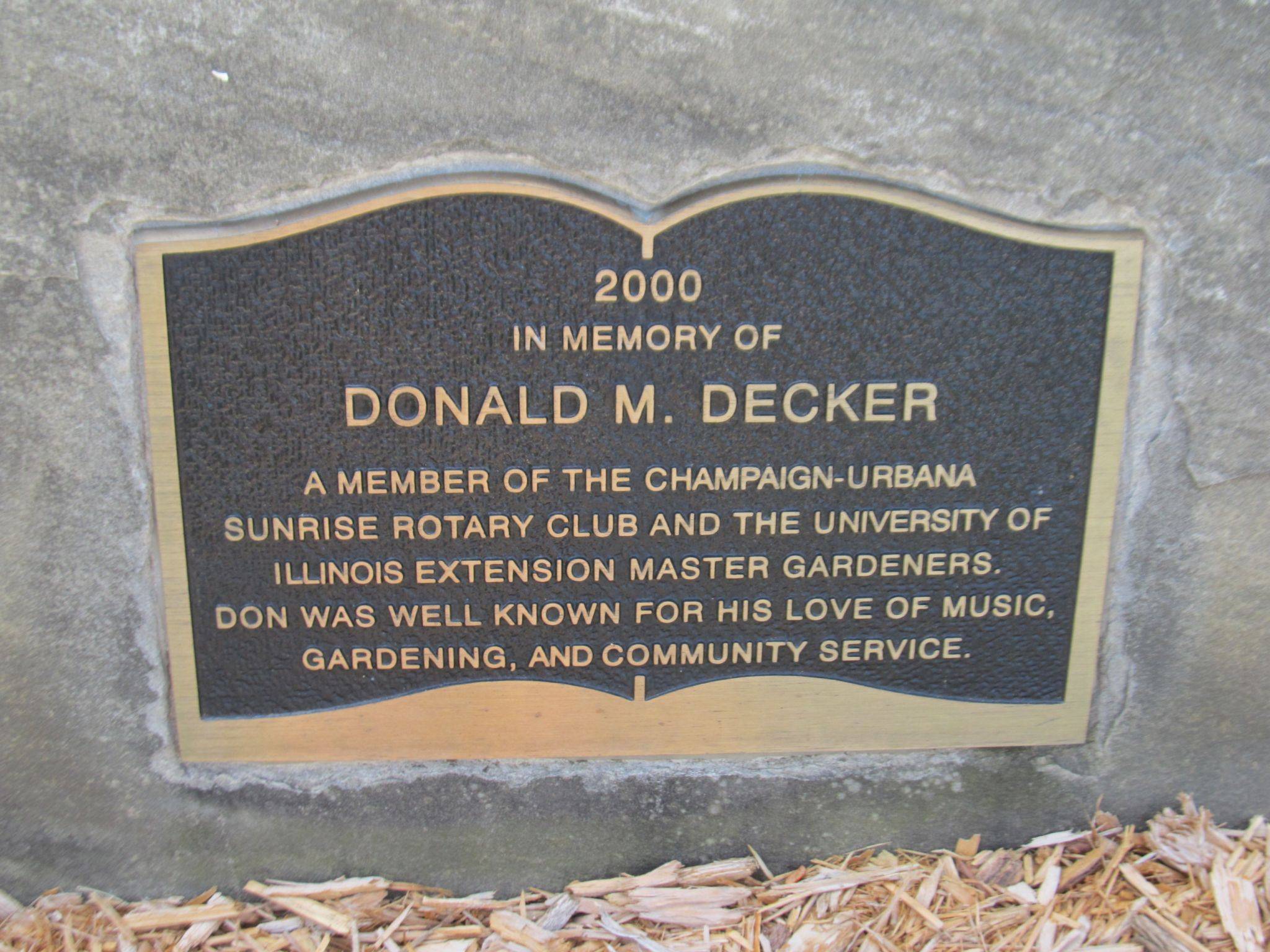Mr. Decker’s musical legacy