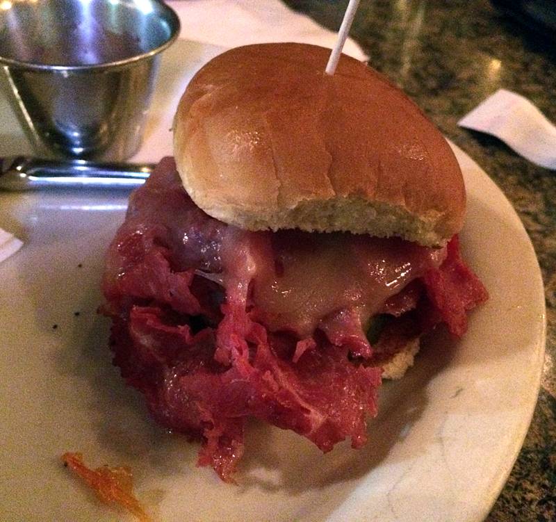 Corned beef slider at Seven Saints should be your lunch today