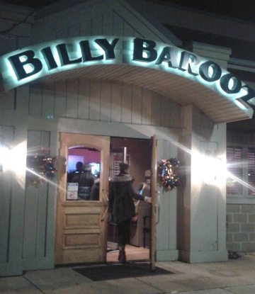 Sit back, relax and enjoy the food at Billy Barooz