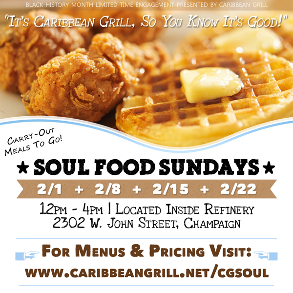 Caribbean Grill offering Soul Food Sundays in February