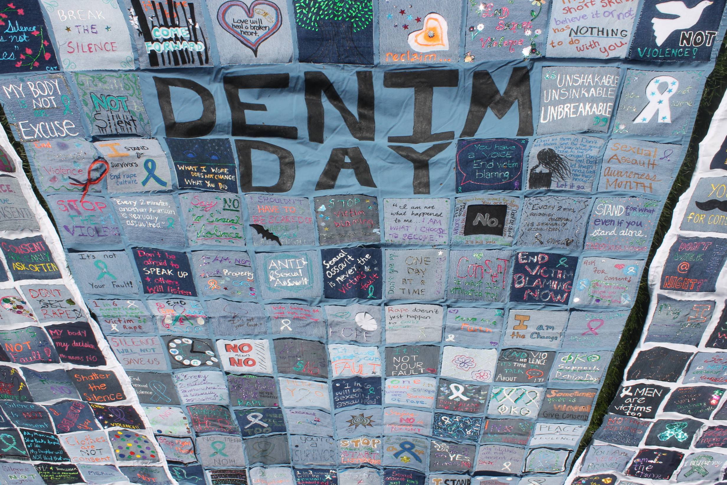 A photo journal of Denim Day at U of I
