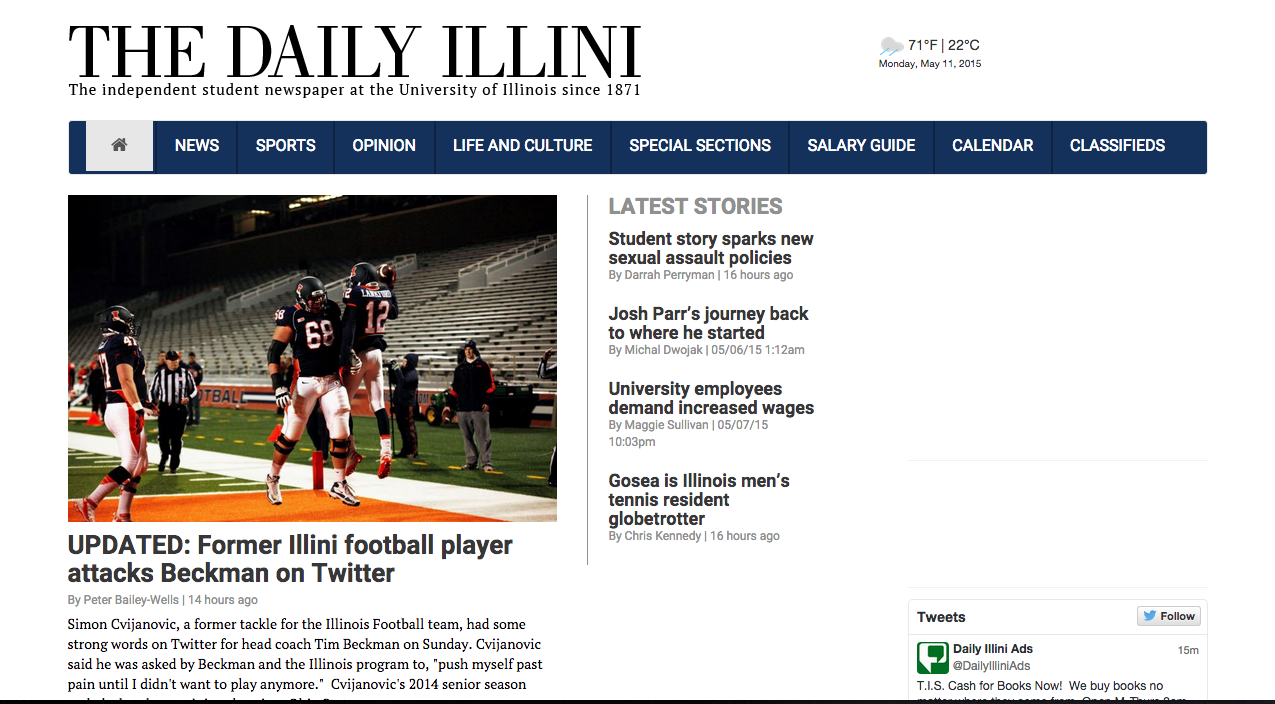 Check out the Daily Illini’s new website