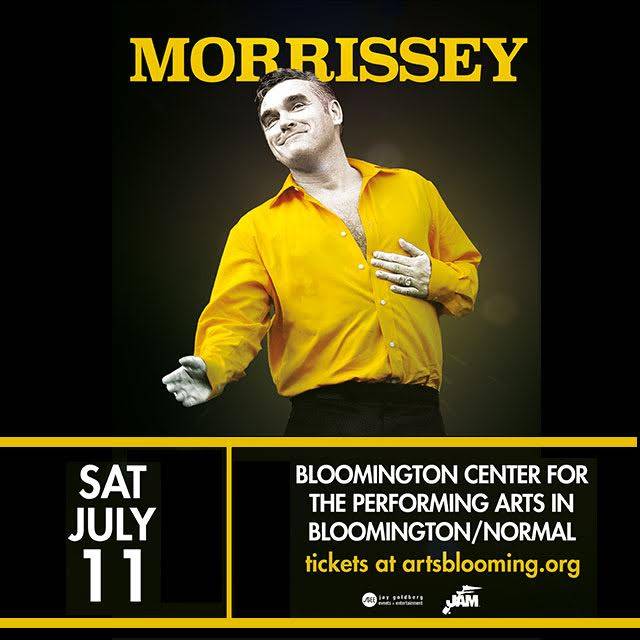 Win tickets to see Morrissey perform in Bloomington on July 11th