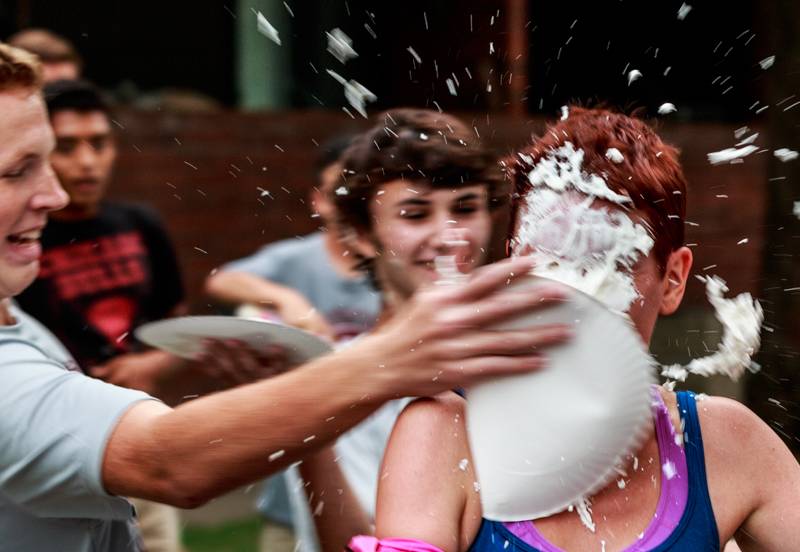It’s no fun until someone gets hit in the face: Pie Run 2015
