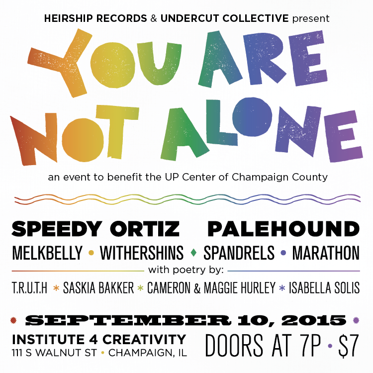 Heirship Records and The Undercut Collective announce a benefit show with Speedy Ortiz