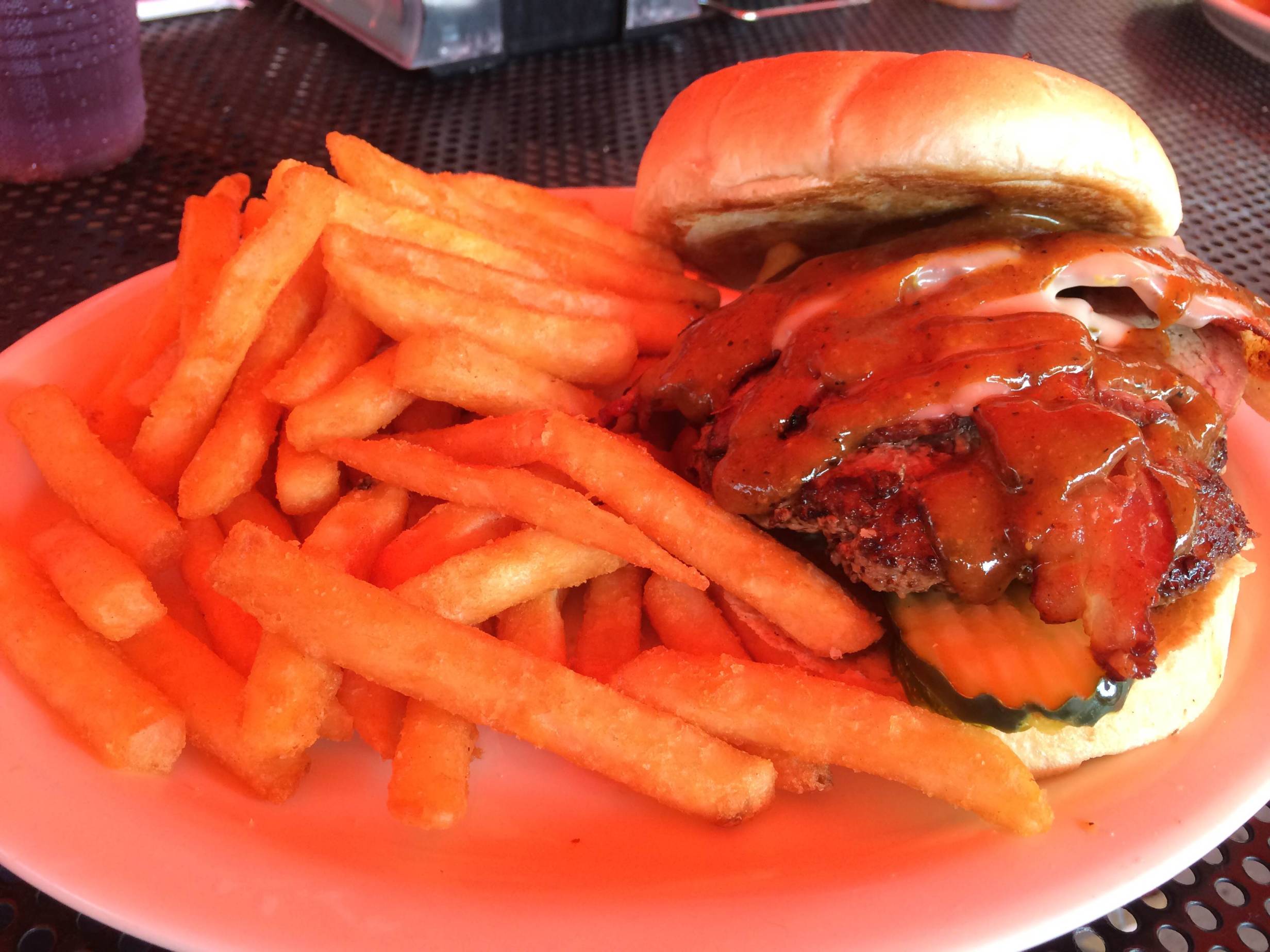 Top your burger with brisket at Joe’s