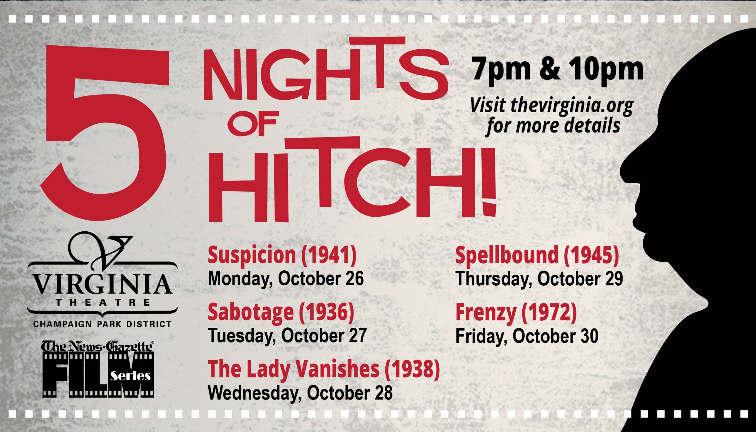 Champaign Park District presents 5 Nights of Hitch