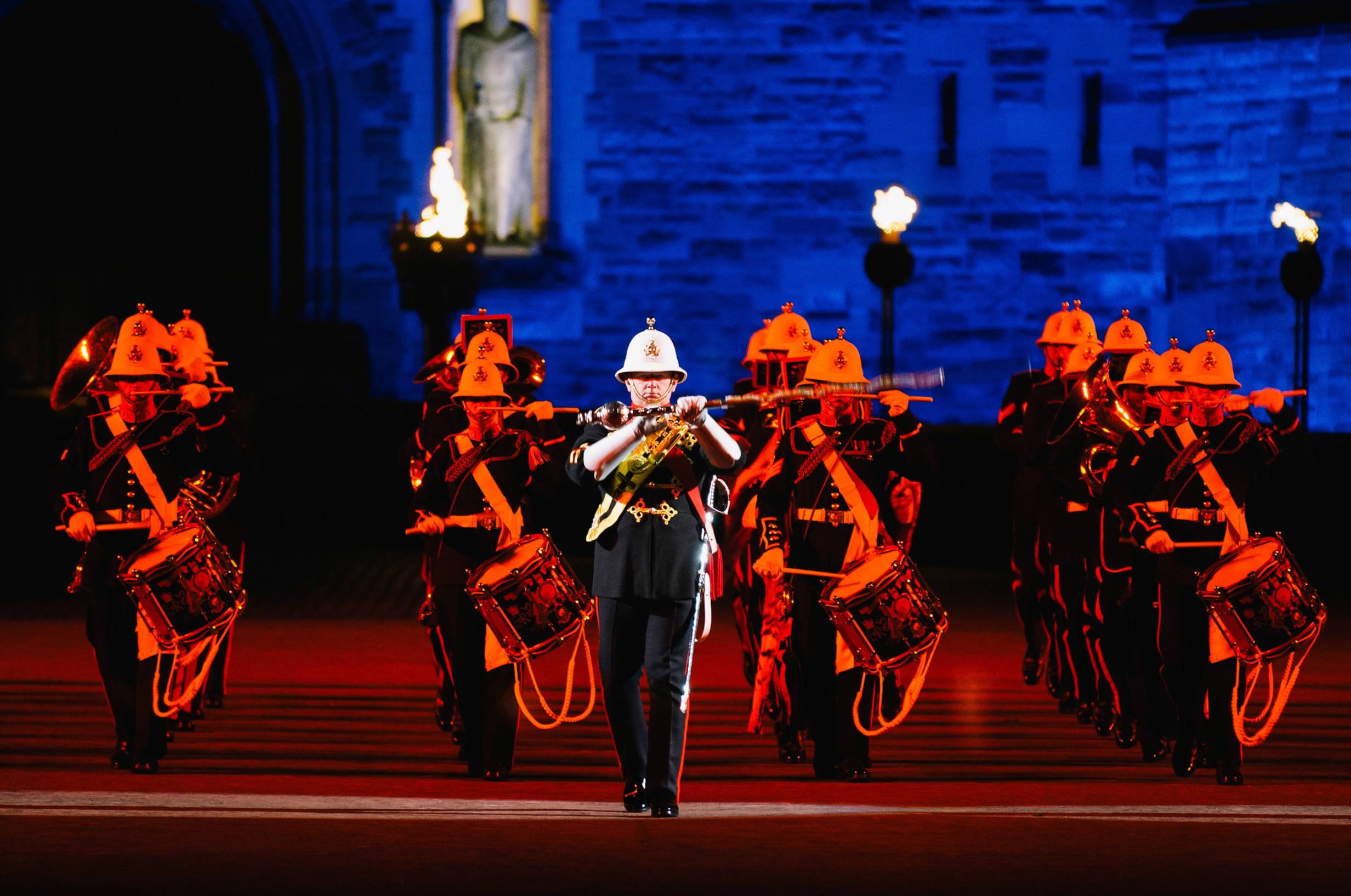 Precision and spectacle: The Bands of the Royal Marines and Scots Guards come to Krannert