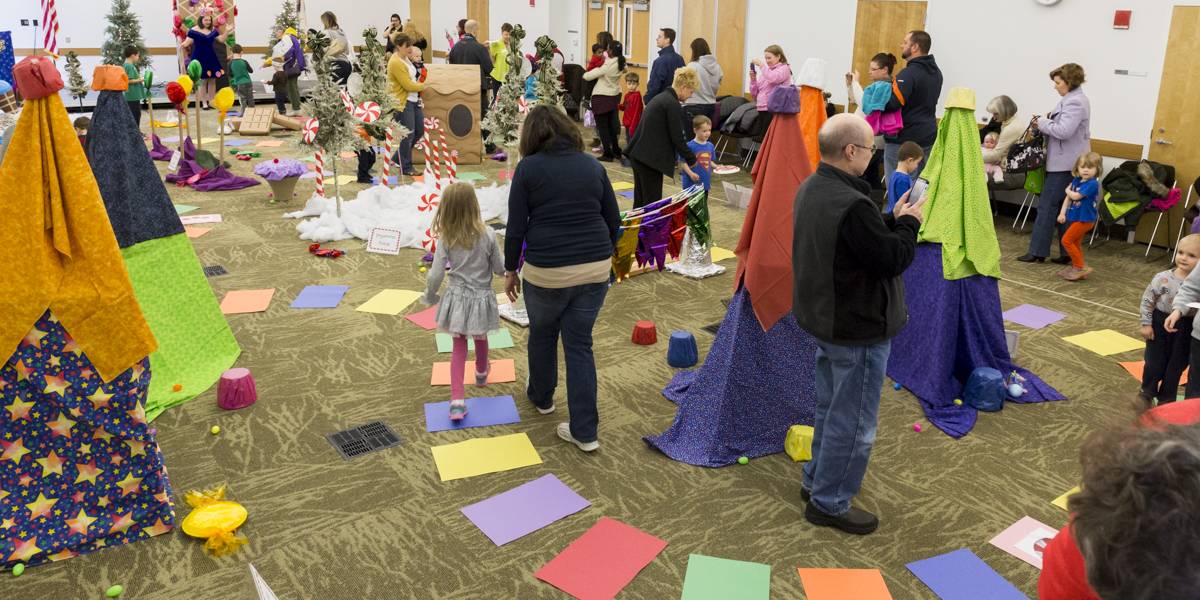Free candy at the library: Candy Land, that is