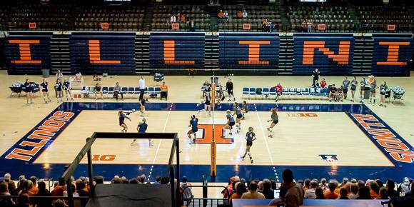 Spring Volleyball at Huff Hall