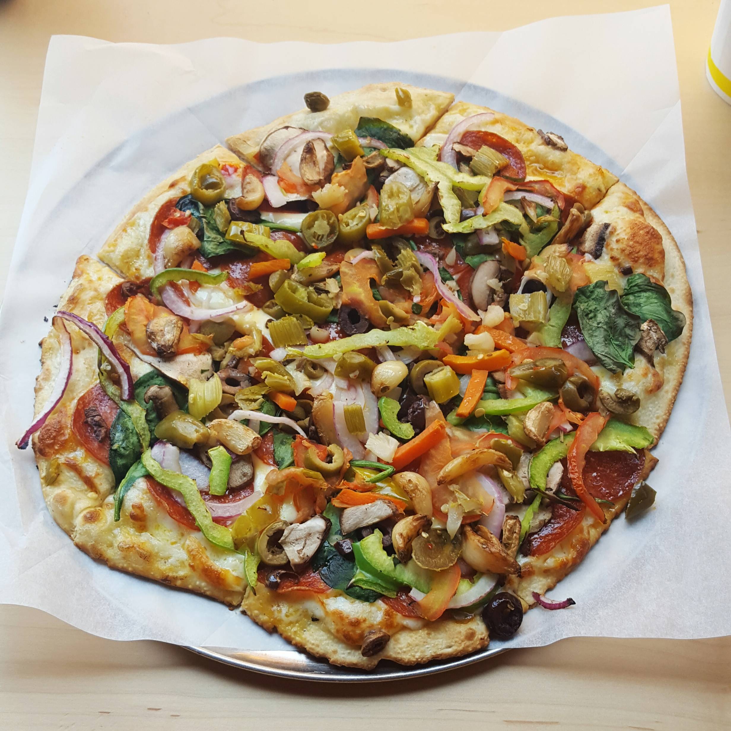 Create your own pizza at Azzip Pizza