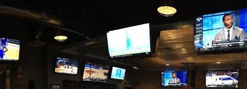 Scotty’s Brewhouse has so many TVs you guys