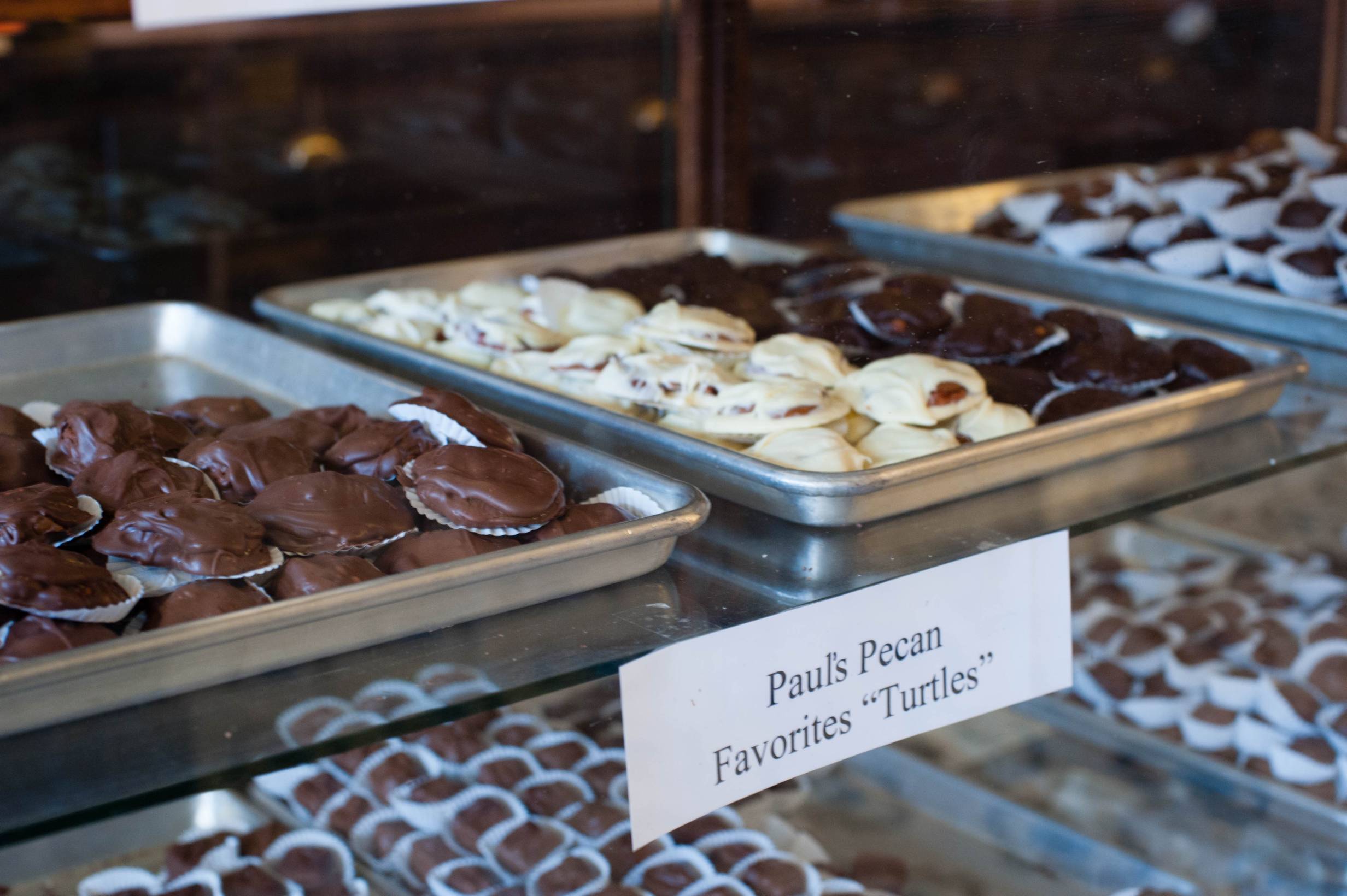 Hard candy ideas and soft chocolate sentiments at Flesor’s