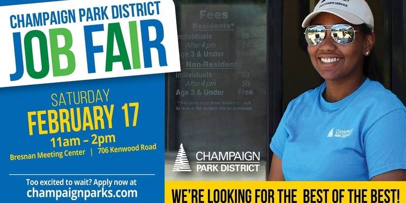 Champaign Park District is hosting a job fair