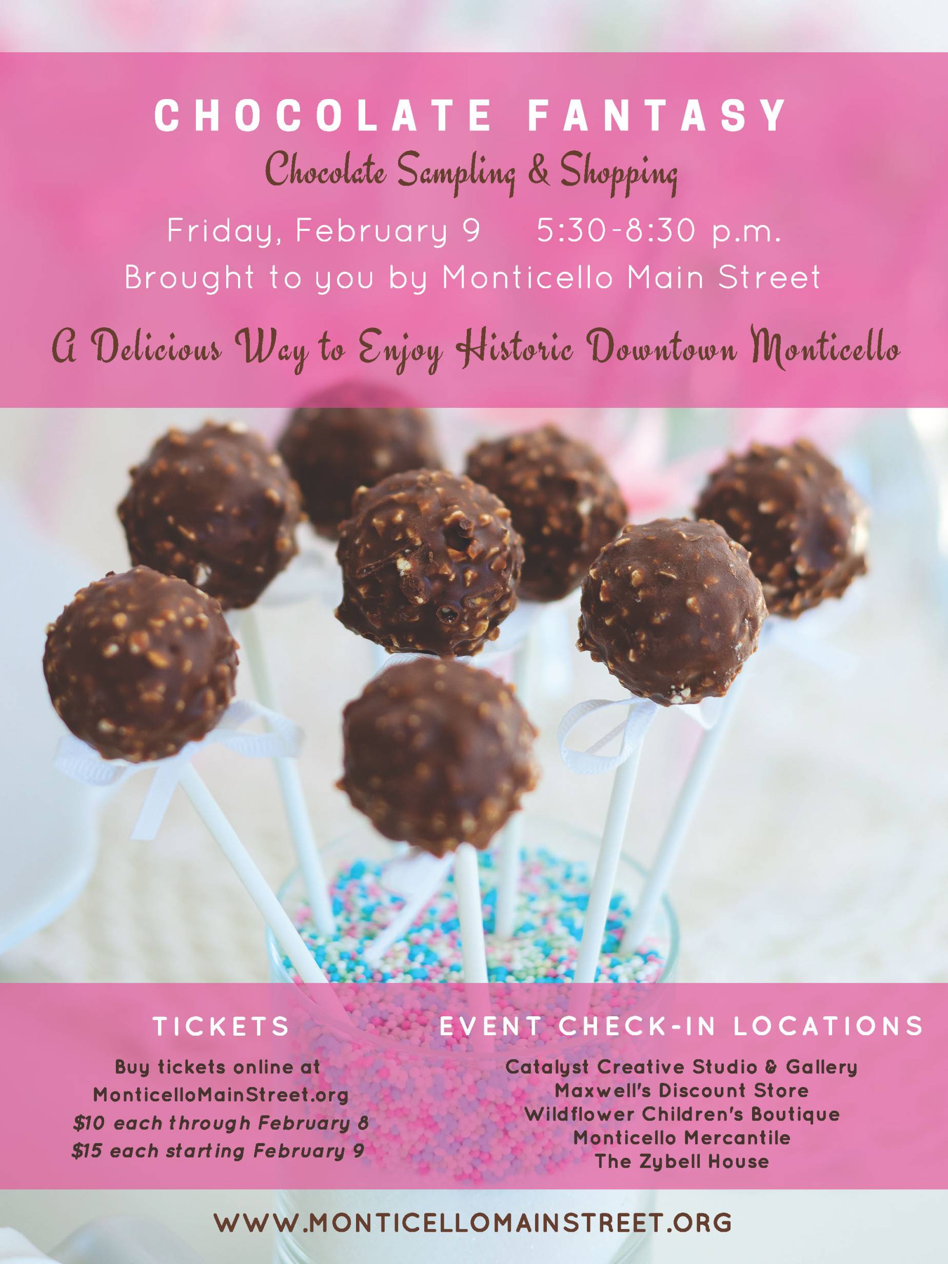 Chocolate Fantasy Fest taking place February 9th in Monticello