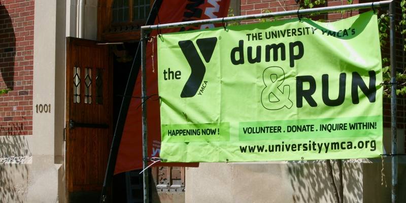 University YMCA is looking for Dump and Run volunteers