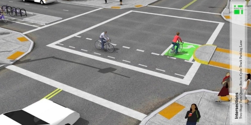 MCORE includes a cool new bike infrastructure on Green Street