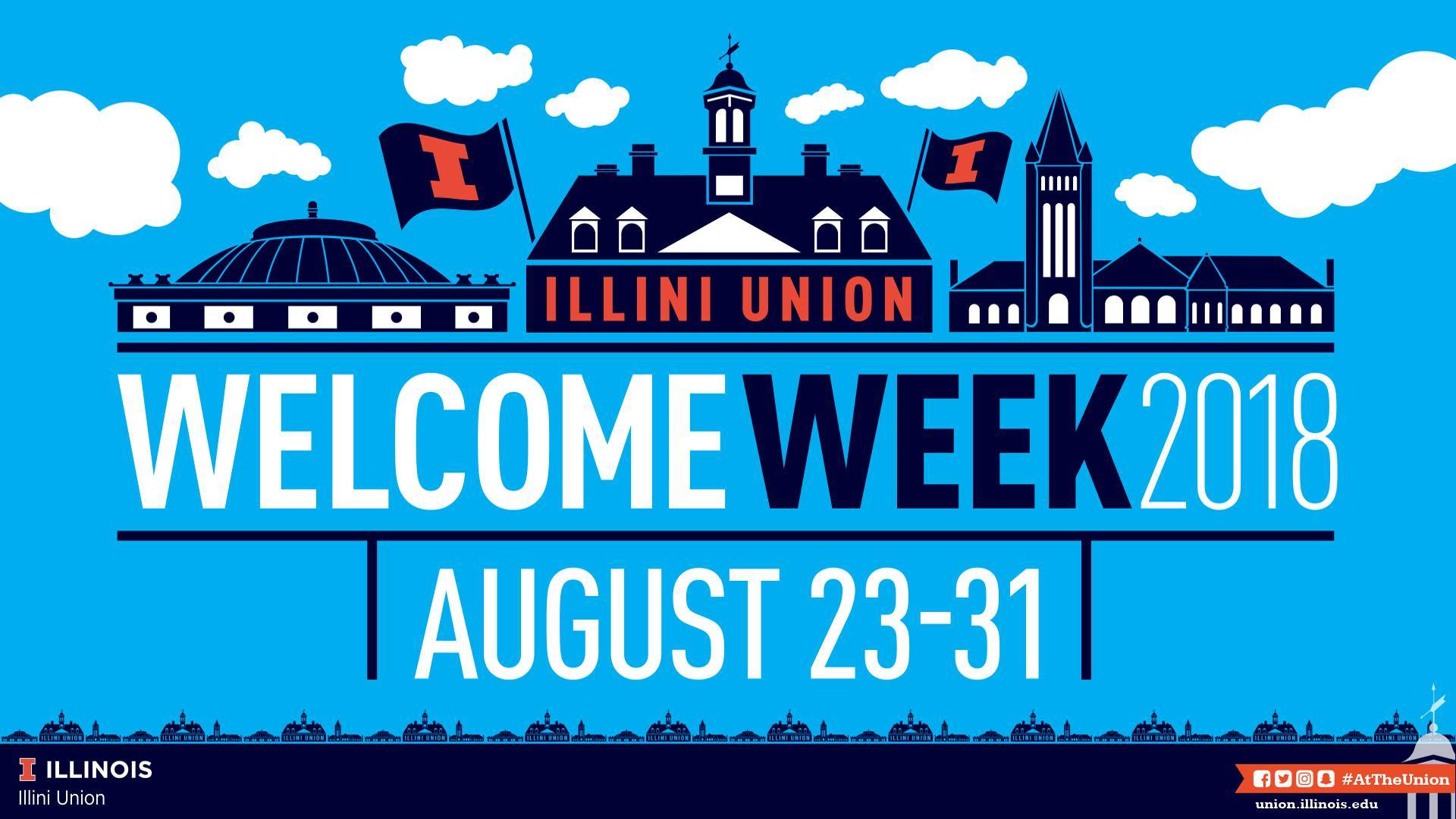 The Illini Union is doing First Day of School photos, which is kind of awesome