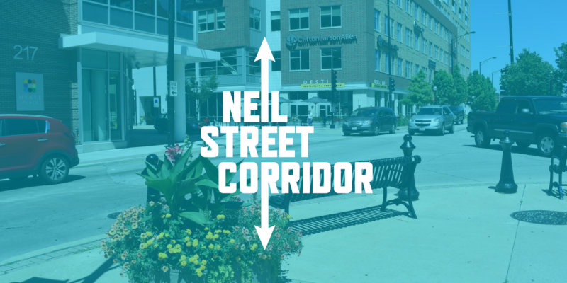 City of Champaign has finalized their Neil Street Corridor plan