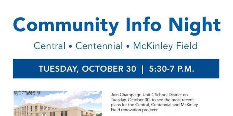 Unit 4 is hosting a Community Info Night on October 30th