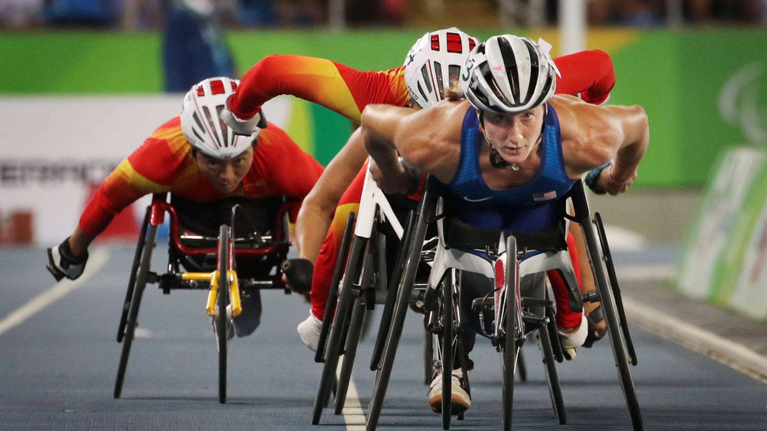 Tatyana McFadden is the first ever wheelchair racer to be featured in a Nike commercial