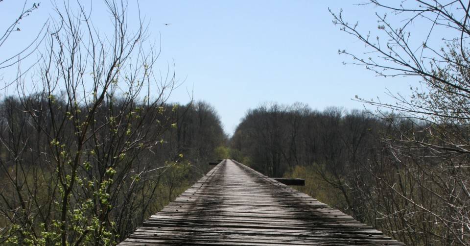 You can support Kickapoo Rail Trail at Sleepy Creek Vineyards next month