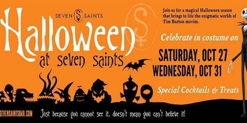 You can dress up like Beetlejuice and go to Seven Saints for Halloween