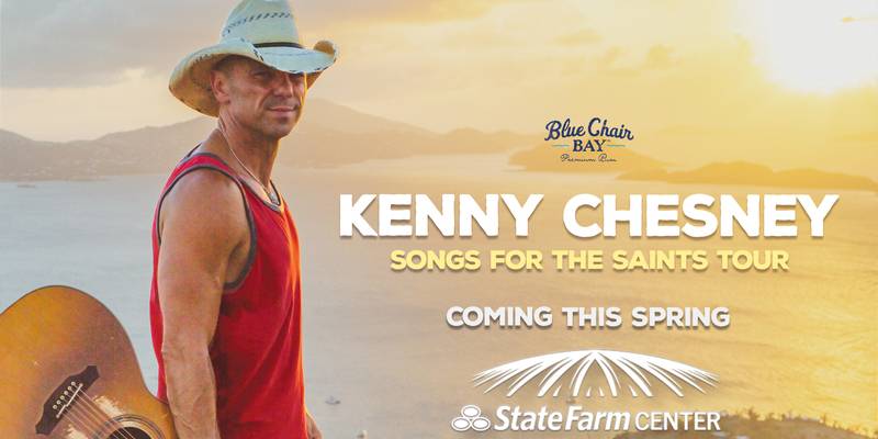 Kenny Chesney will perform at the State Farm Center this spring