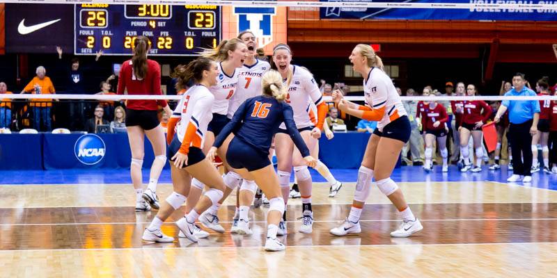 Illini Volleyball moves on to the Final Four