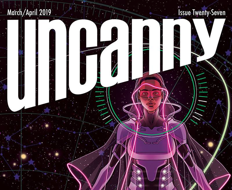 Luminous prose lights the path for a community of explorers: Issue twenty-seven of Uncanny Magazine