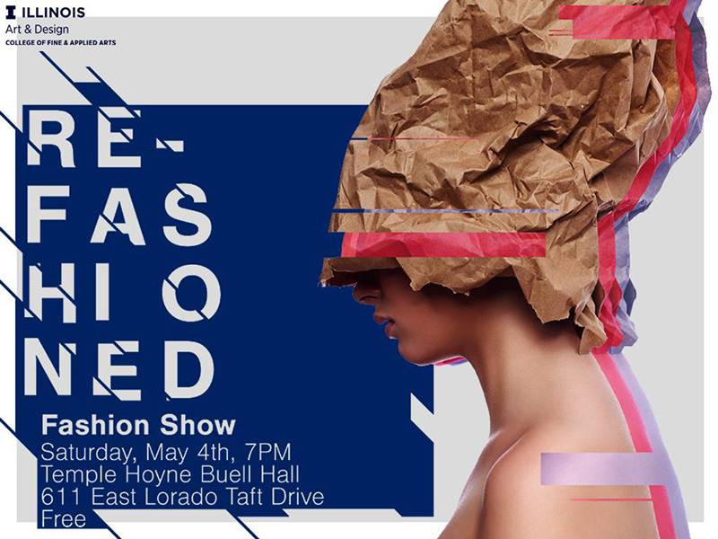 Re-fashioned: Illinois Art + Design students take recycling to the runway