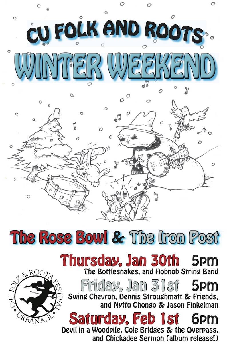 C-U Folk and Roots Winter Weekend is coming up