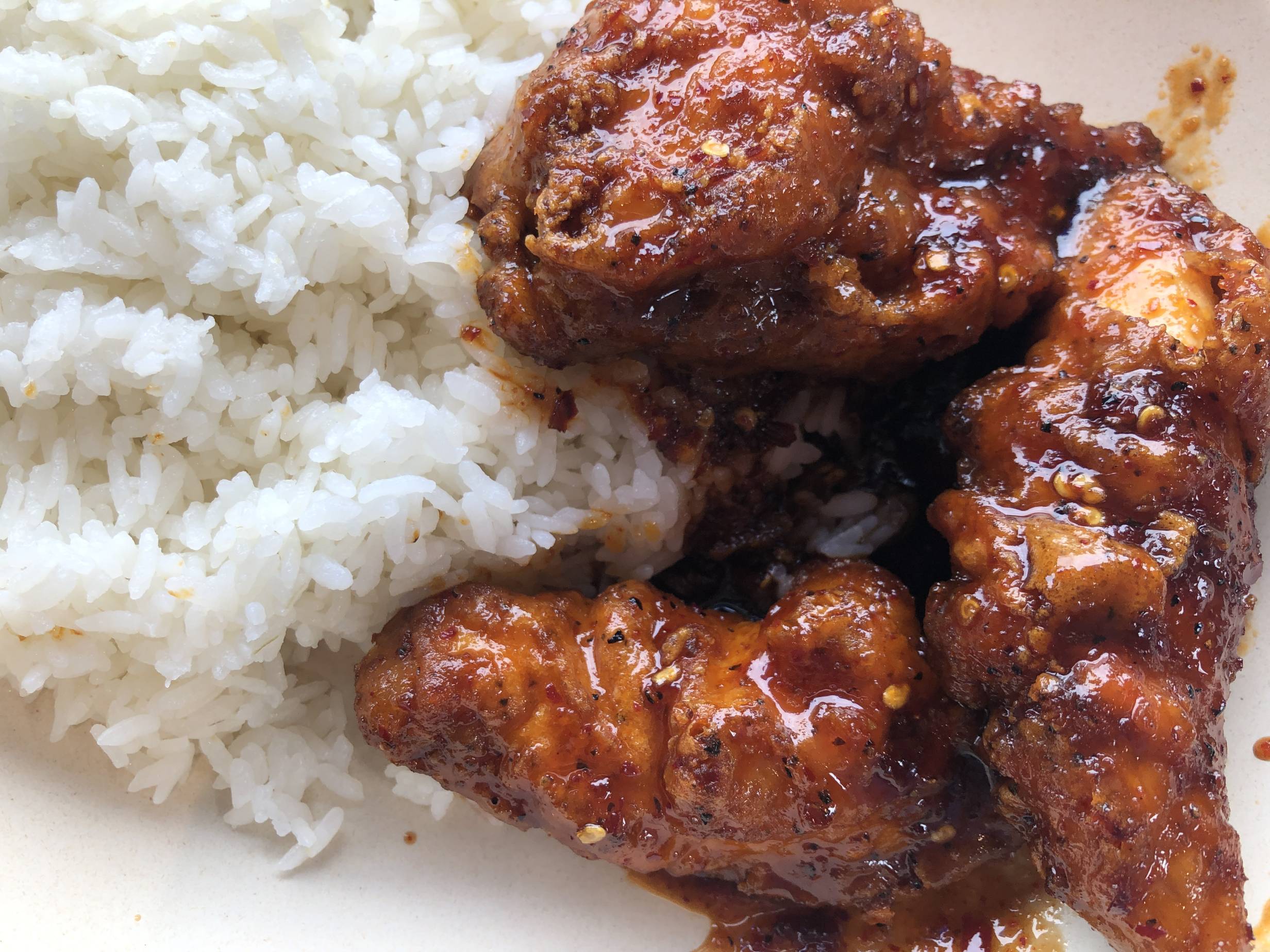 Hurry to KoFusion’s campus location for this spicy Korean chicken
