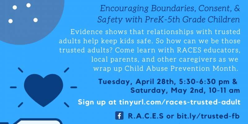 How to be a trusted adult: A webinar with RACES educators