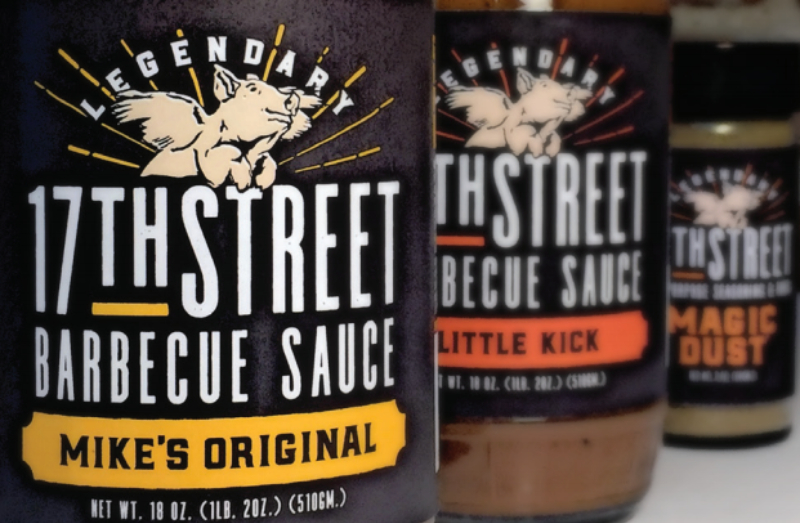 17th Street BBQ sauces are now at Cheese & Crackers