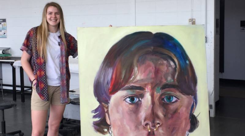 Painter Nikki Kelsay graduates with a desire to spark social change