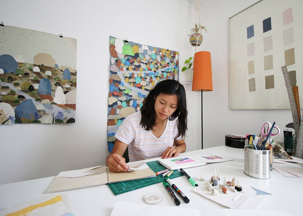 Artist Veronica Pham strives to maintain a sustainable practice and lifestyle
