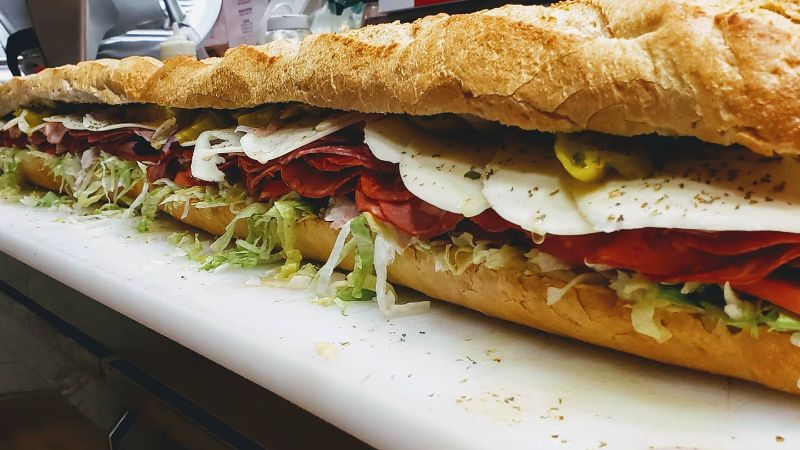 Holy cow, that’s one humongous sandwich from Baldarotta’s