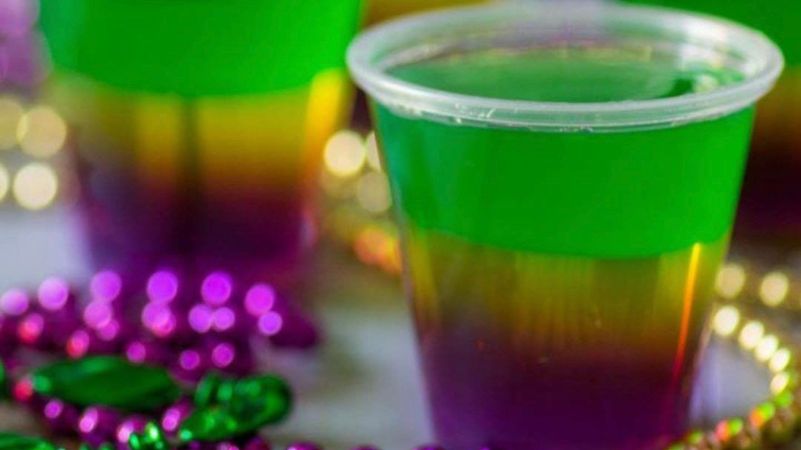 I want this King Cake shot from Nola’s Rock Bar