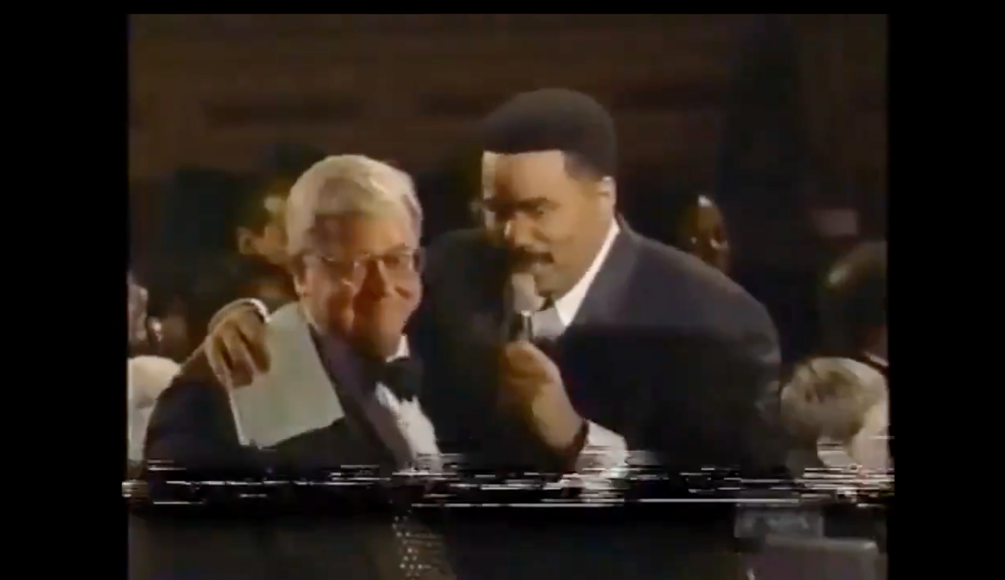 This clip of Roger Ebert and Steve Harvey at 1998 NAACP Image Awards is a real treat