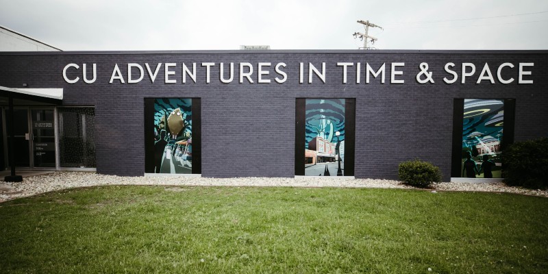 Make your way back to CU Adventures in Time and Space