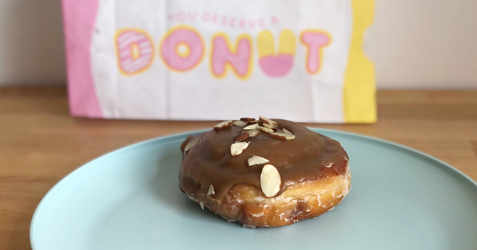 You need to eat this maple almond cinnamon roll donut