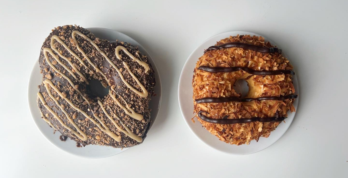 You need a Girl Scout cookie-inspired doughnut from Pandamonium