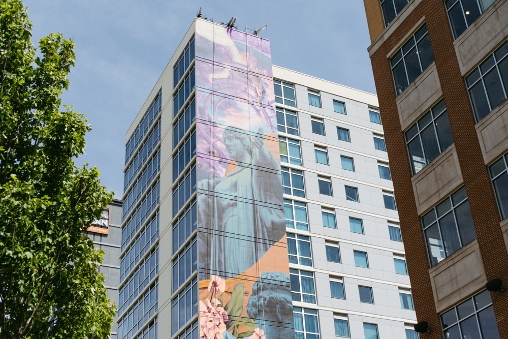 519 Green Street gets a new mural makeover