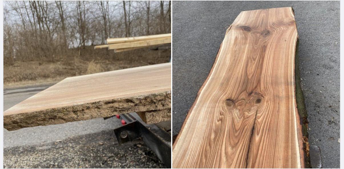 Did you know that the Landscape Recycling Center sells live edge wood boards?