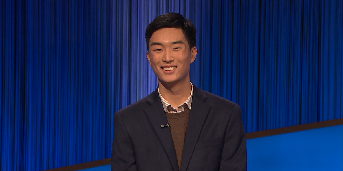 A contestant photo of Tim Cho of Champaign in advance of his appearance on Jeopardy's High School Reunion Tournament. Photo from Jeopardy's website.